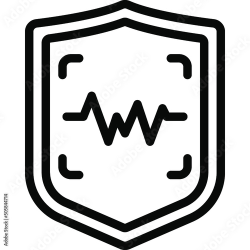 Voice Recognition Shield Icon