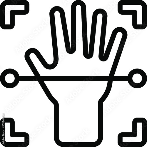 Hand Scan Icon