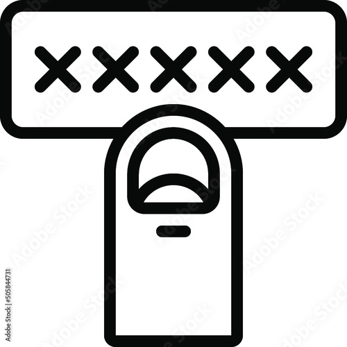 Thumb Passcode Icon
