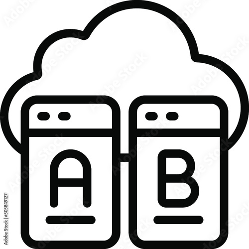 Cloud Testing Icon