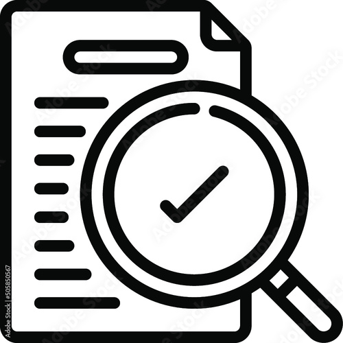 Quality Assure Document Icon
