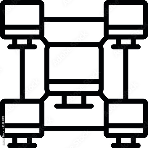 Cluster Computing Icon