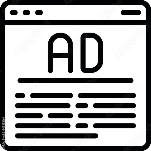 Ad Copy Icon