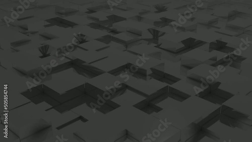 background made of cubes