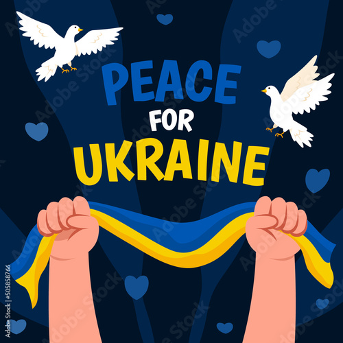 Grab Banner Flag For Peace