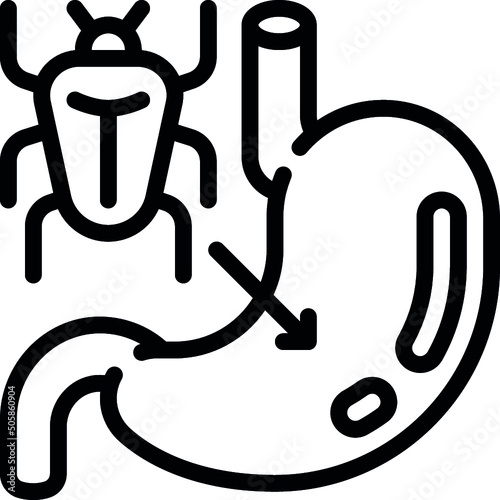 Stomach Bug Icon