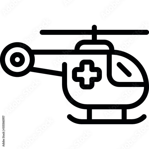 Medical Helicopter Icon
