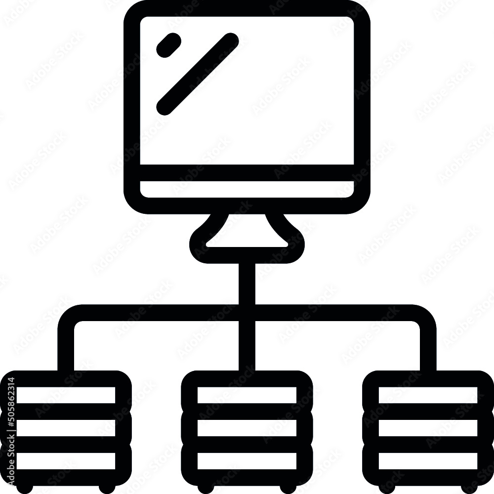 Computer Network Icon Computer Network Icon