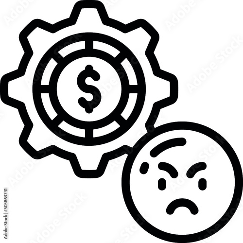 Bad Money Management Icon