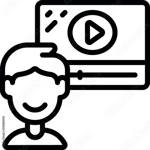 Online Course Creator Icon