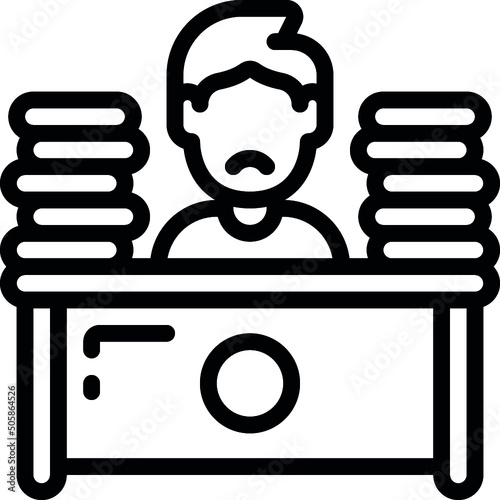 Overload Of Work Icon