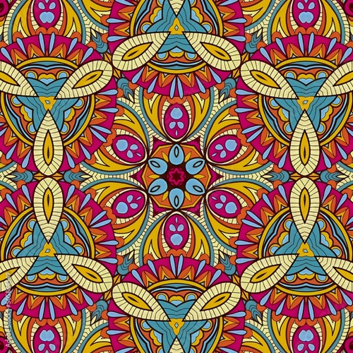 Luxury Pattern Background Mandala Batik Art by Hakuba Design 355