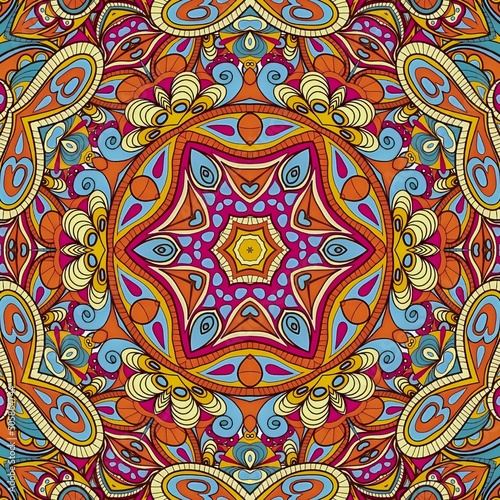 Luxury Pattern Background Mandala Batik Art by Hakuba Design 340