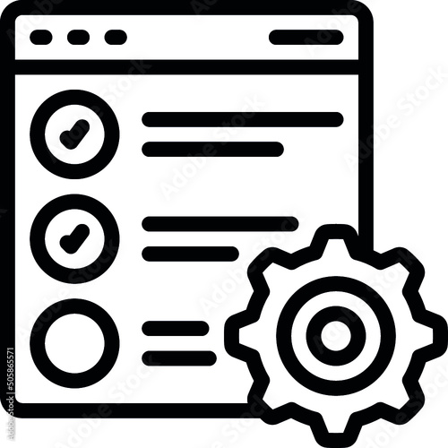 Task List Management Icon