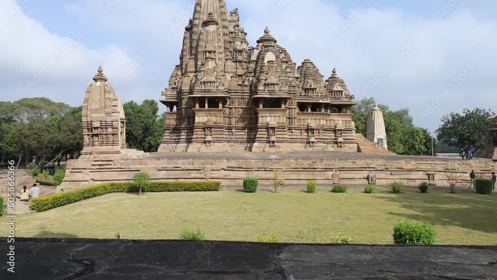Vishwanath temple Panoramic Shot, Western Group of Temple, Khajuraho Vishwanath temple Panoramic Shot, Western Group of Temple, Khajuraho