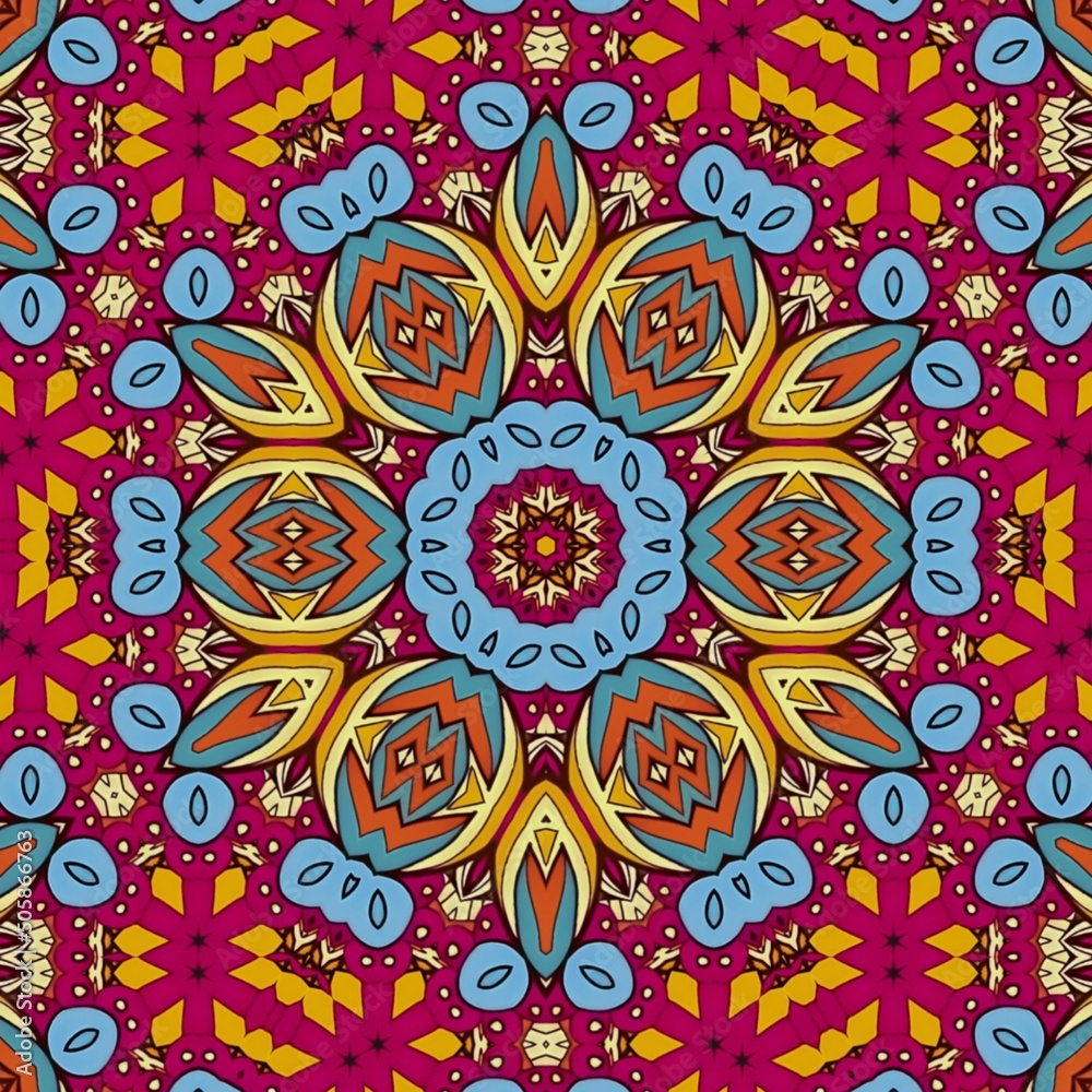 Luxury Pattern Background Mandala Batik Art by Hakuba Design 187