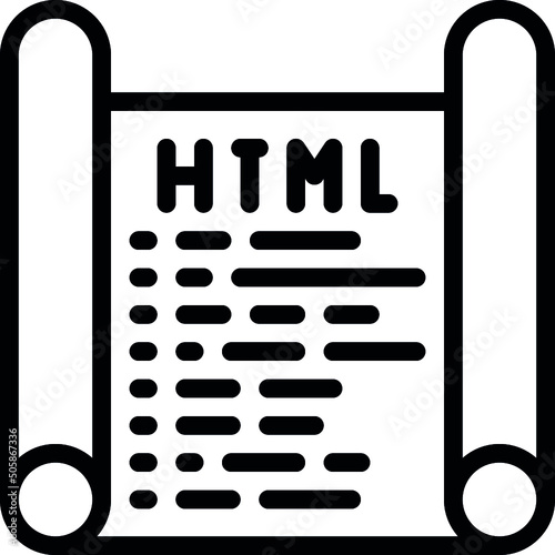 HTML Blueprints Icon