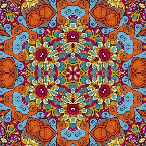 Luxury Pattern Background Mandala Batik Art by Hakuba Design 71