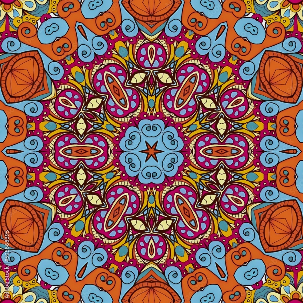 Luxury Pattern Background Mandala Batik Art by Hakuba Design 24