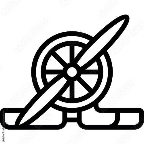 Single Engine Plane Icon