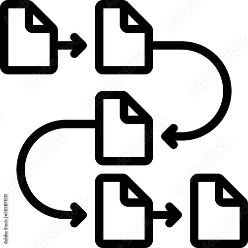 Sequential File Organization Icon