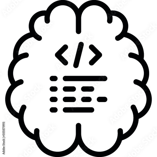 Coding Brain Icon