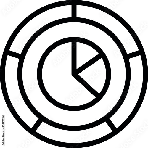 Double Pie Chart Icon