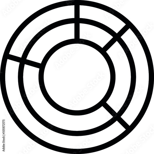 Double Size Pie Chart Icon
