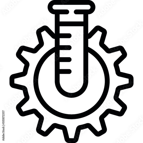 Tube Chemical engineering Icon