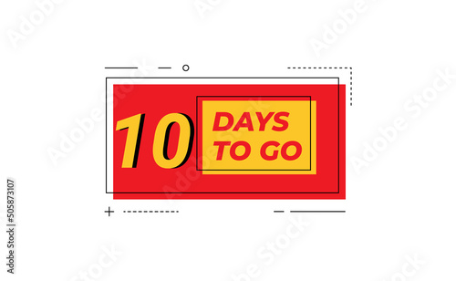 Ten days go sale price offer promo deal timer.