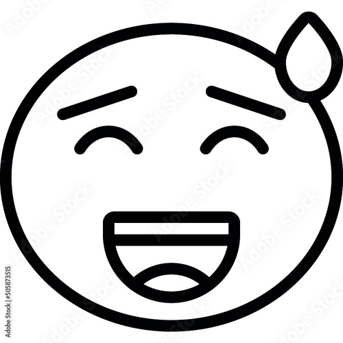 Awkward Laugh Icon