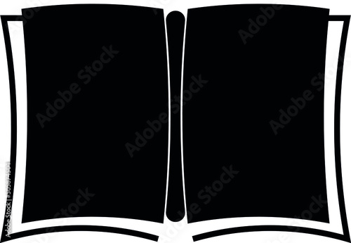 open book with blank pages