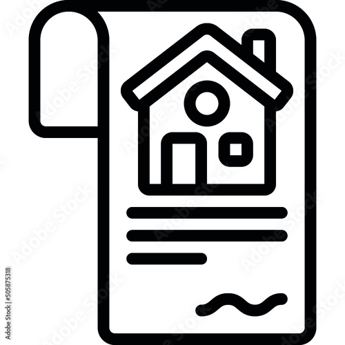 Mortgage Contract Icon