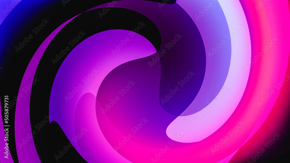 Trendy simple fluid color gradient background with dynamic wave line. 3d illustration Trendy simple fluid color gradient background with dynamic wave line. 3d illustration