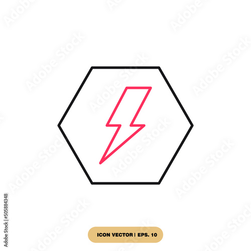 danger icons  symbol vector elements for infographic web