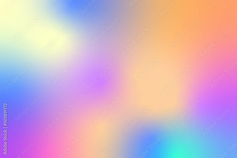 Abstract gradient orange red green blue and pink light colorful background Modern landscape design for mobile apps.