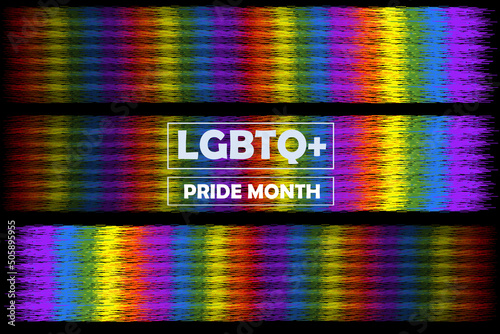 Colorful LGBTQ Day background vector used for background. The cover page is on the important day of this festival.
