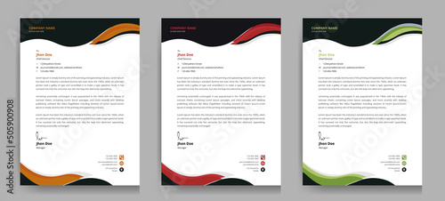 Professional creative letterhead design template