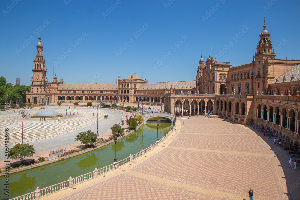 Plaza España, Sevilla, Andalucia