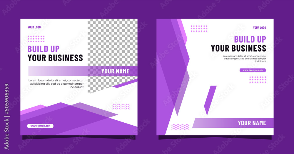 Build up your business social media post template design Build up your business social media post template design