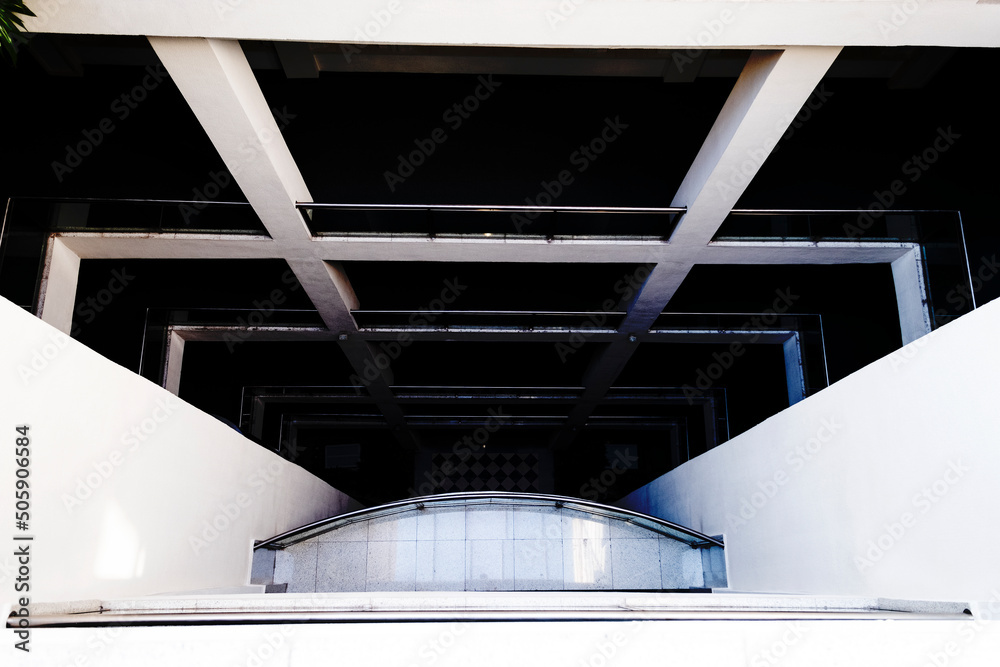 Fotografie Modern Cuban building architectural details