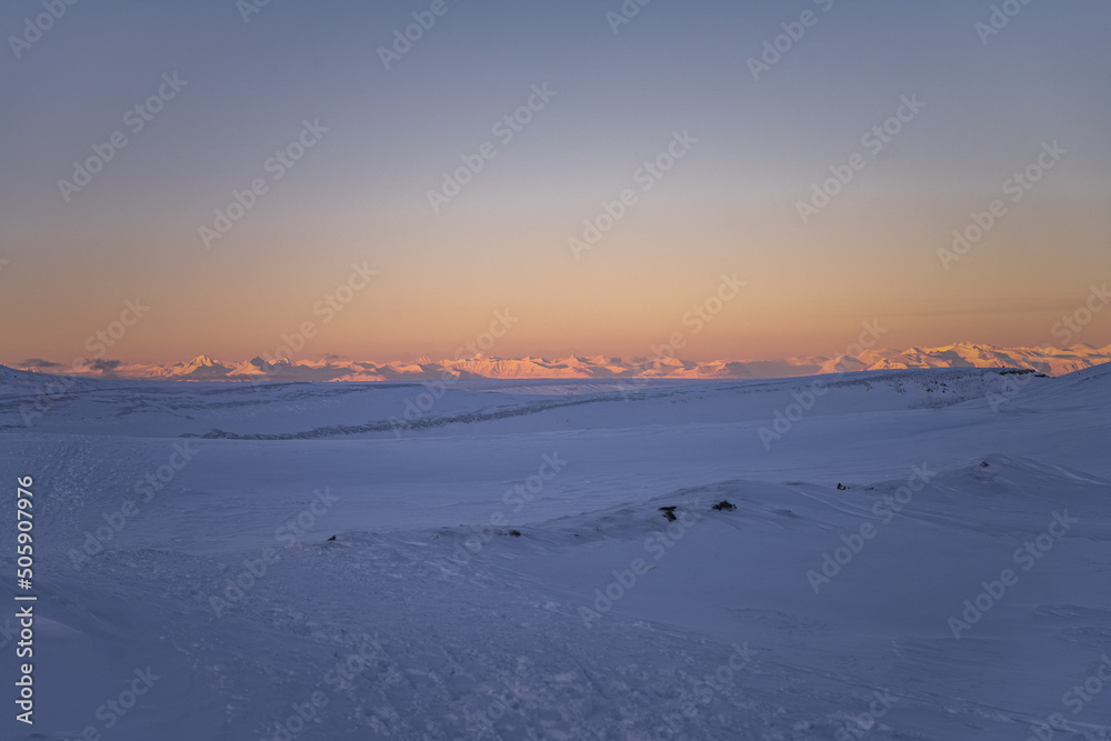 Spitsbergen during winter time, Svalbard
