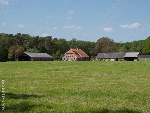 Farm ranch in Area the Achterhoek in Gelderland, the Netherlands