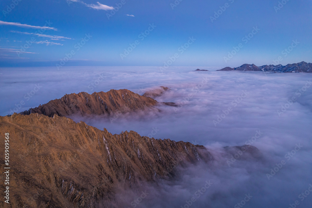 China Sichuan highland moutain & cloud-sea China Sichuan highland moutain & cloud-sea