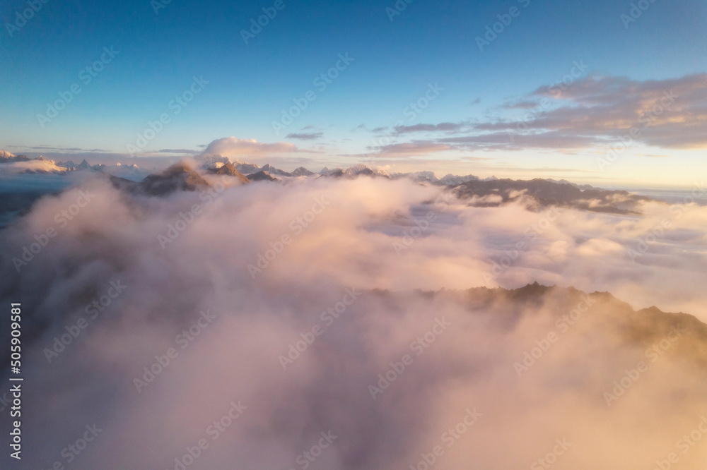 China Sichuan highland moutain & cloud-sea China Sichuan highland moutain & cloud-sea