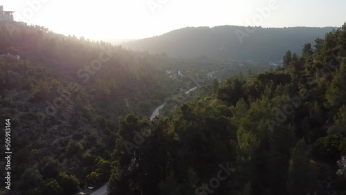 The beautiful hills of Jerusalem. photo