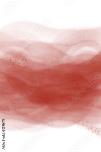 Colorful red abstract watercolor background for textures backgrounds and web banners design, wedding template, poster, print
