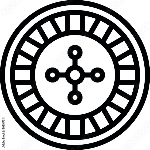 Roulette Wheel Icon