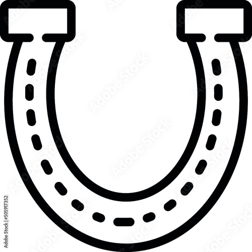 Lucky Horse Shoe Icon