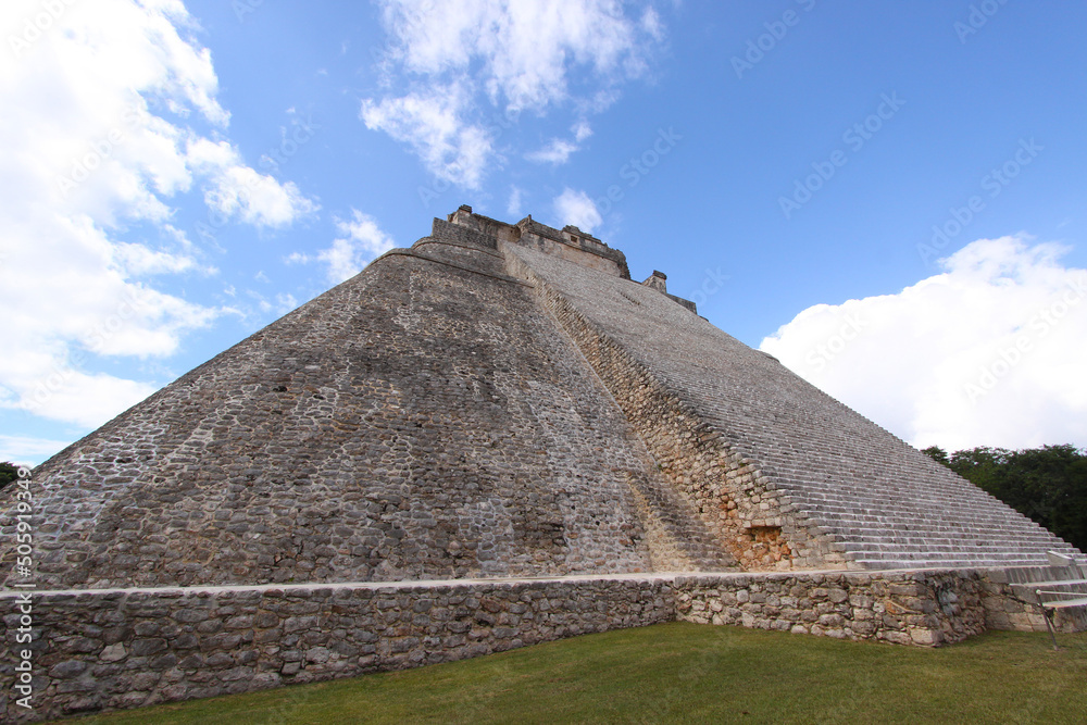 Maya ruins of Uxmal temple, Yucatan, Mexico Maya ruins of Uxmal temple, Yucatan, Mexico